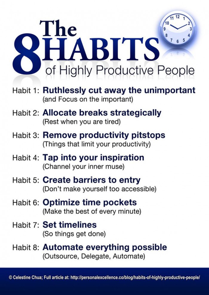 must have daily habits